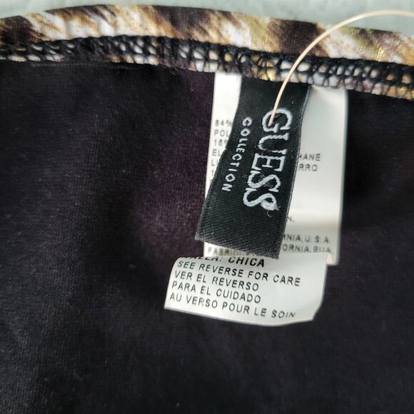 Vtg Y2K Guess Leopard Print Sexy Bikini 2pc SM Paris Hilton style - Picture 13 of 15